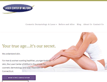 Tablet Screenshot of lasercenterofmilford.com